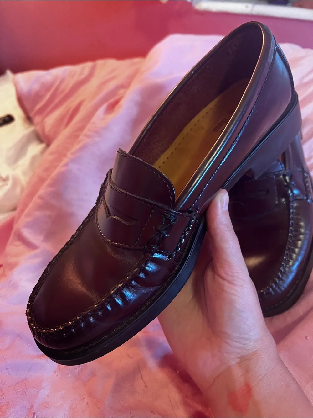 G.H. Bass Weejuns Whitney Penny Loafers Burgendy Size 8